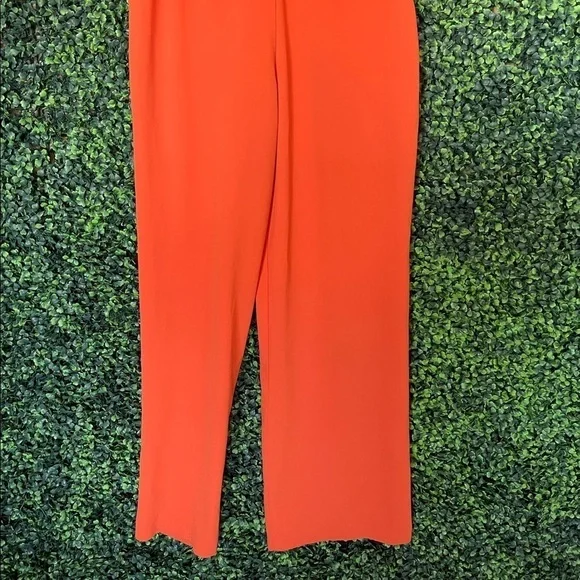 Trina Turk Marisa Sleeveless Crepe Illusion Jumpsuit, Hot Mambo
